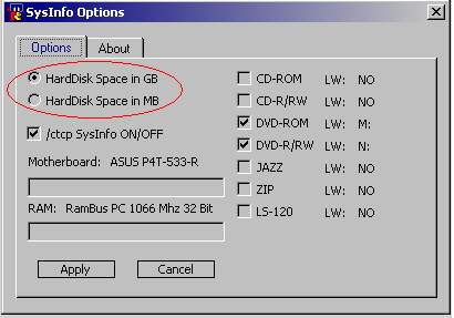 HardDisk Space in GB or MB: Active Now.